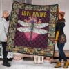 love divine dragonfly quilt blanket beautiful gift idea eoza7