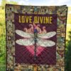 love divine dragonfly quilt blanket beautiful gift idea nfwjb