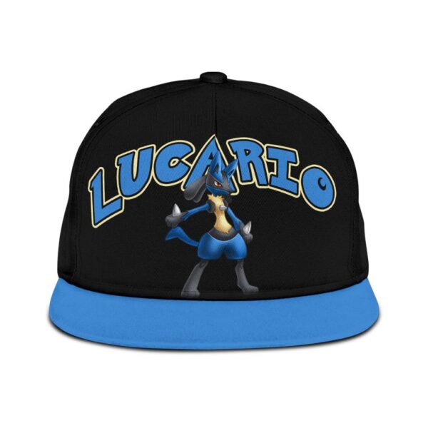 Lucario Snapback Hat Anime Fan Gift Idea