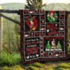 merry christmas minnie quilt blanket xmas gift dn fan 7gkho