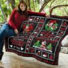 merry christmas minnie quilt blanket xmas gift dn fan gnsgp