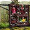 merry christmas princess belle quilt blanket xmas gift dn fan wn4iy