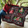 merry christmas princess cinderella quilt blanket xmas gift ds3vd