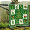 merry xmas turtle quilt blanket funny xmas gift turtle lover 6vgqh