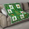 merry xmas turtle quilt blanket funny xmas gift turtle lover tggry
