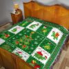 merry xmas turtle quilt blanket funny xmas gift turtle lover z0zb9