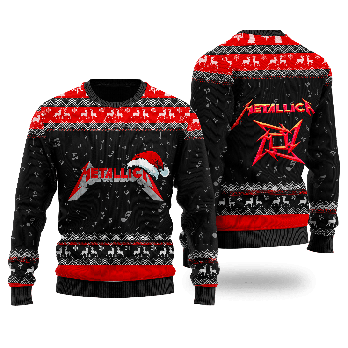 Metallica Ugly Christmas Sweater Custom Sweatshirt Apparel