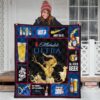 michelob ultra quilt blanket all i need is beer fan gift rf1ge