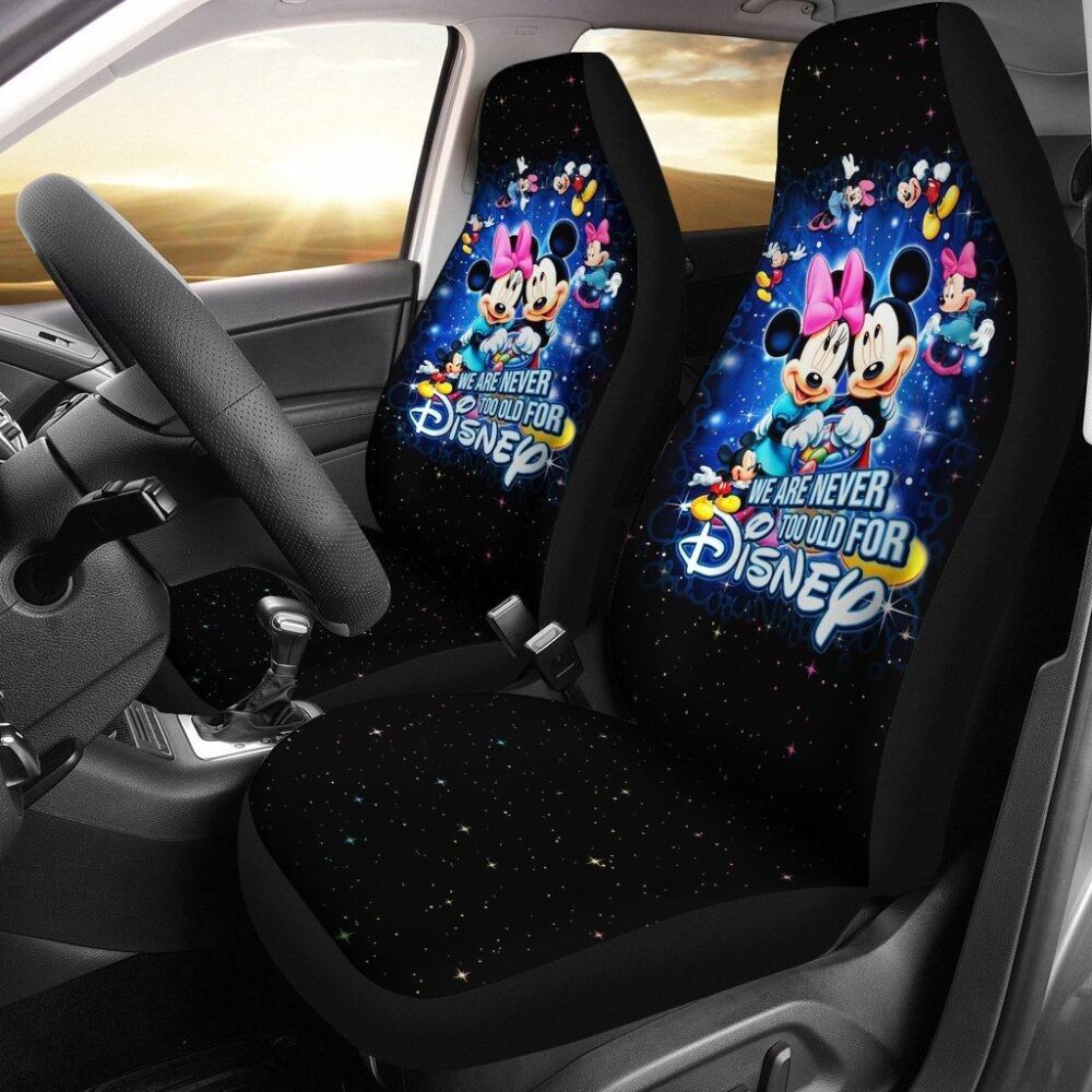 Mickey And Minnie Car Seat Covers Cartoon Fan Gift MKCSC23