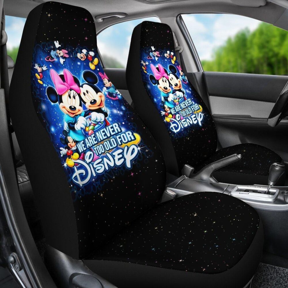 Mickey And Minnie Car Seat Covers Cartoon Fan Gift MKCSC23