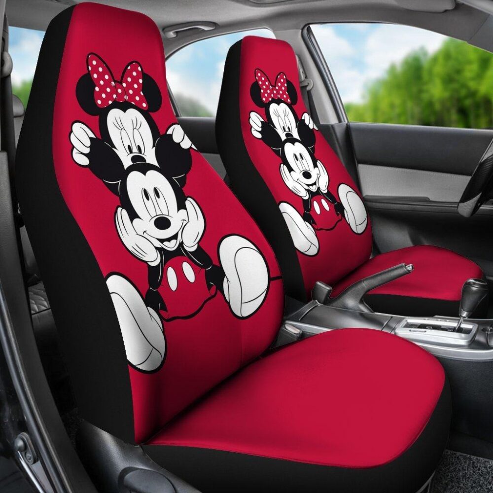 Mickey and Minnie Cute vintage Car Seat Covers Cartoon MKCSC25