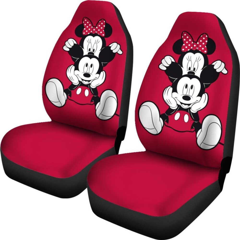 Mickey and Minnie Cute vintage Car Seat Covers Cartoon MKCSC25