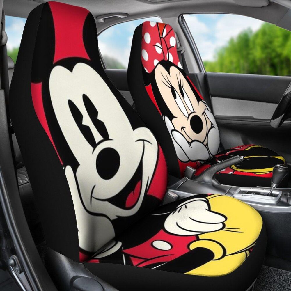 Mickey & Minnie Car Seat Covers Cartoon Fan Gift MKCSC22