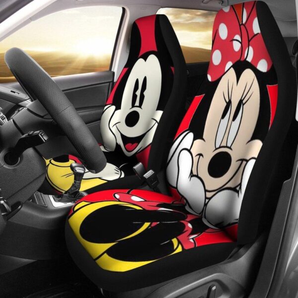 Mickey & Minnie Car Seat Covers Cartoon Fan Gift MKCSC22