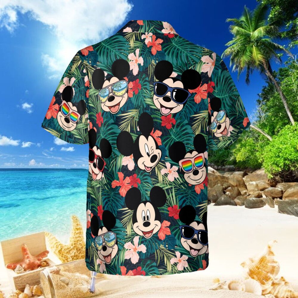 Mickey Mouse Custom Hawaii Shirt | Tropical  Disney Button Up Shirts