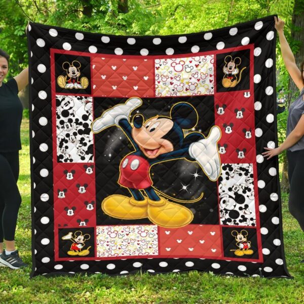 Mickey Quilt Blanket DN Cartoon Fan Gift Idea