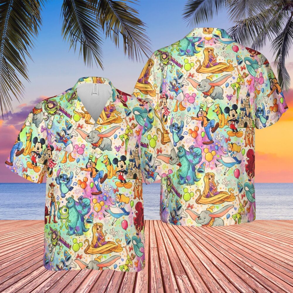 Mickey Stitch Ohana Custom Hawaii Shirt | Disney  Hawaiian Shirt Custom