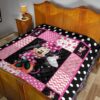 minnie mouse quilt blanket gift idea for dn fan epxj2