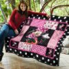 minnie mouse quilt blanket gift idea for dn fan ocol9