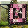 minnie mouse quilt blanket gift idea for dn fan ou0kw