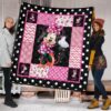 minnie mouse quilt blanket gift idea for dn fan zghev