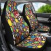 mm pattern chocolate car seat covers mmcsc07 zb55b