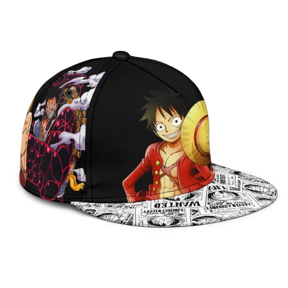 Monkey D. Luffy Snapback Hat One Piece Anime Fan Gift