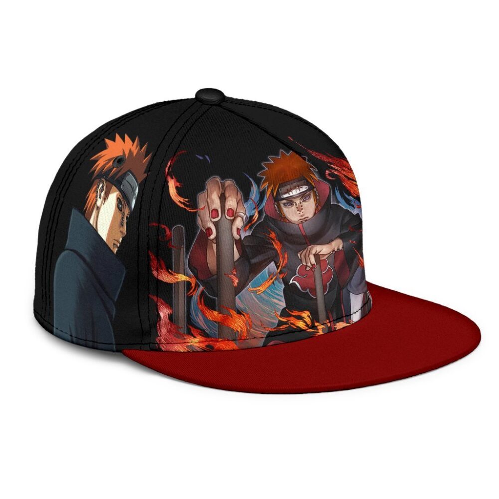 Nagato Pain Snapback Hat Naruto Custom Anime Hat