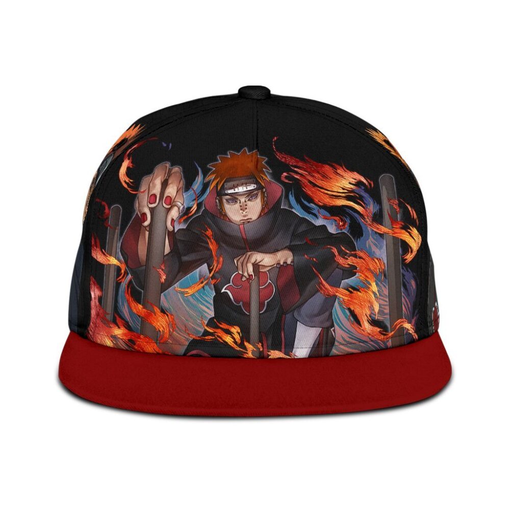Nagato Pain Snapback Hat Naruto Custom Anime Hat