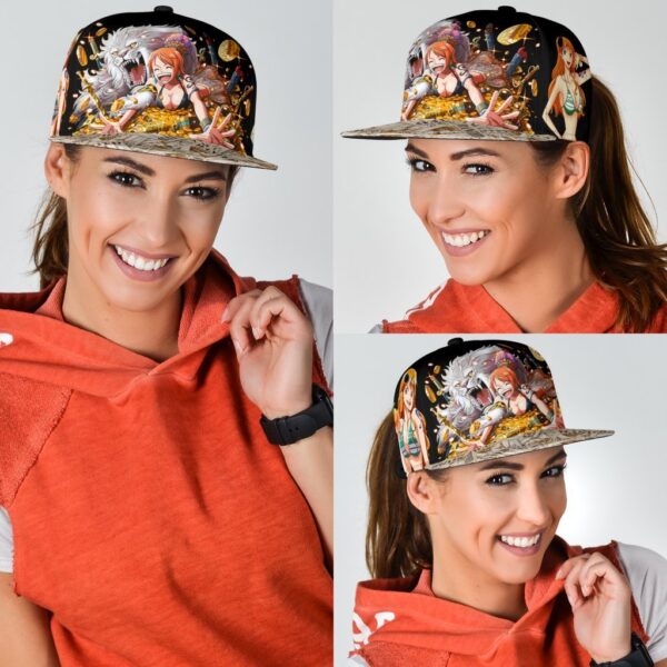 Nami Snapback Hat One Piece Anime Fan Gift 4 nami snapback hat one piece anime fan gift grleb