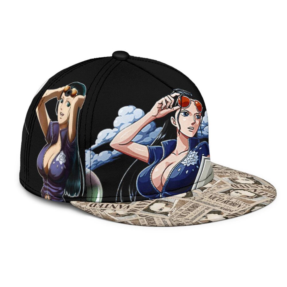 Nico Robin Snapback Hat One Piece Anime Fan Gift