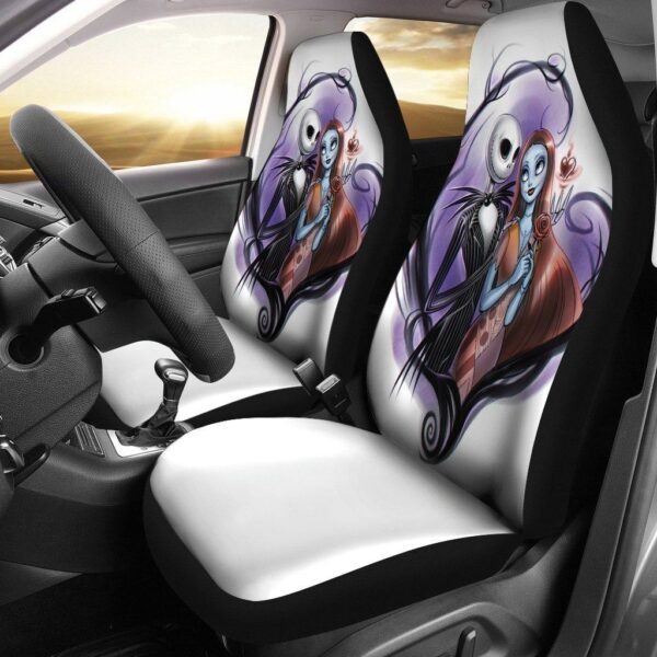 Nightmare Before Christmas Car Seat Covers | Jack And Sally Seat Covers NBCCS034