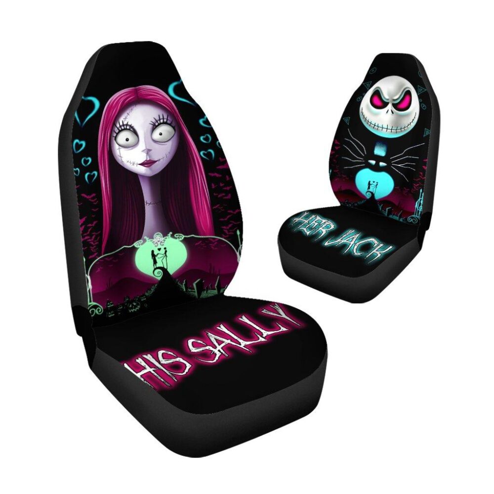 Nightmare Before Christmas Car Seat Covers | Jack & Sally Love Seat Covers NBCCS025
