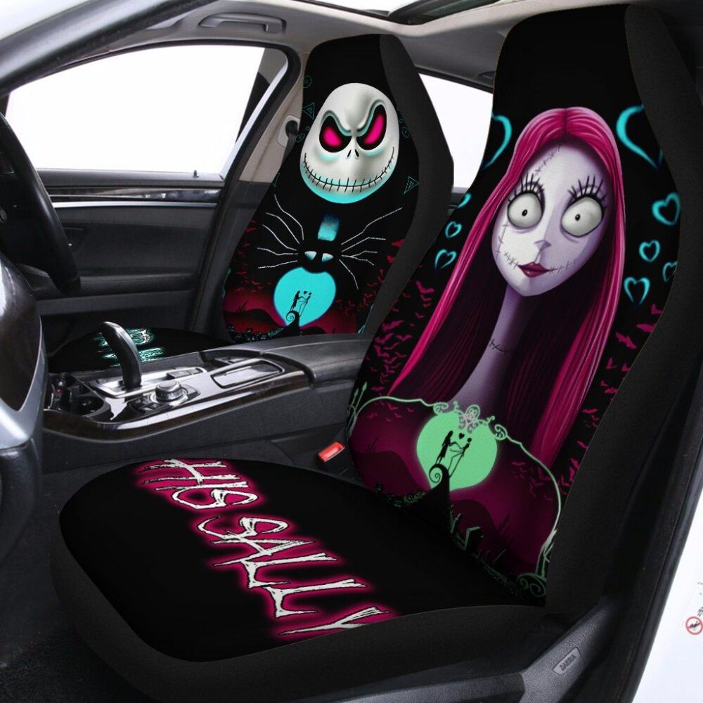 Nightmare Before Christmas Car Seat Covers | Jack & Sally Love Seat Covers NBCCS025