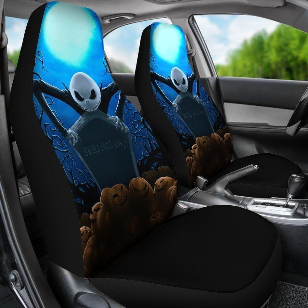 Nightmare Before Christmas Car Seat Covers | Jack Skellington The Nightmare Before Christmas Seat Covers NBCCS038