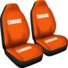 orange camaro white letter car seat covers custom car seat covers 08egu