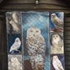 owl quilt blanket xmas gift for owl lover ezam9