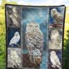 owl quilt blanket xmas gift for owl lover olo2x