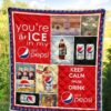 pepsi diet quilt blanket funny gift for soft drink lover 0riua