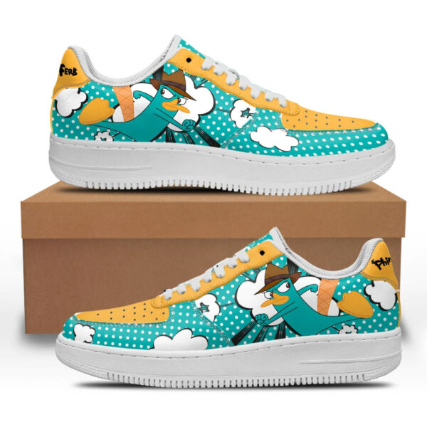 Perry Sneakers Custom Phineas and Ferb Shoes