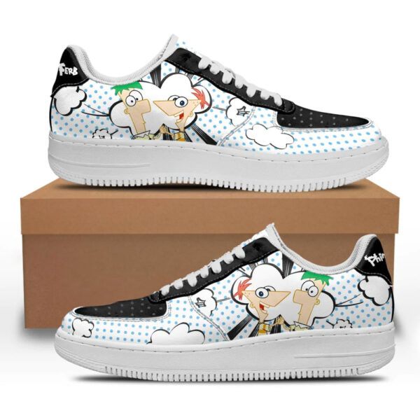Phineas and Ferb Sneakers Custom Shoes