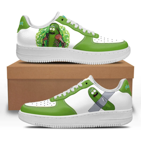 Pickle Rick Rick and Morty Custom Sneakers