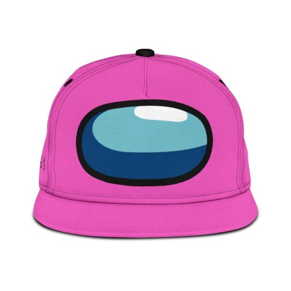 Pink Crewmate Snapback Hat Among Us Gift Idea