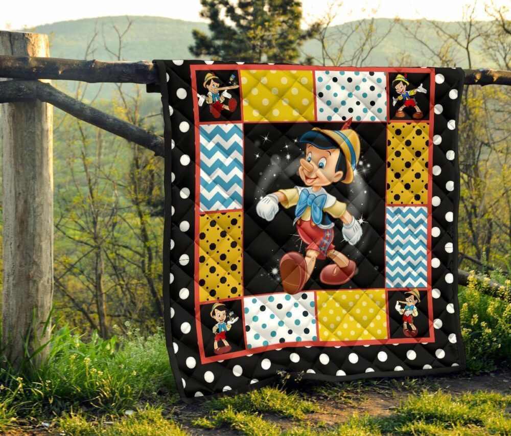 Pinocchio Quilt Blanket Cartoon Fan Gift Idea