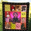 post malone quilt blanket amazing gift for music fan pldkg
