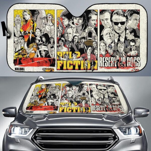 Quentin Tarantino’s Movies Fan Auto Sun Shade