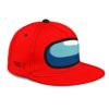 red crewmate snapback hat among us gift idea 2bhj7