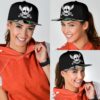 red hair pirates snapback hat one piece anime fan gift fkbqg