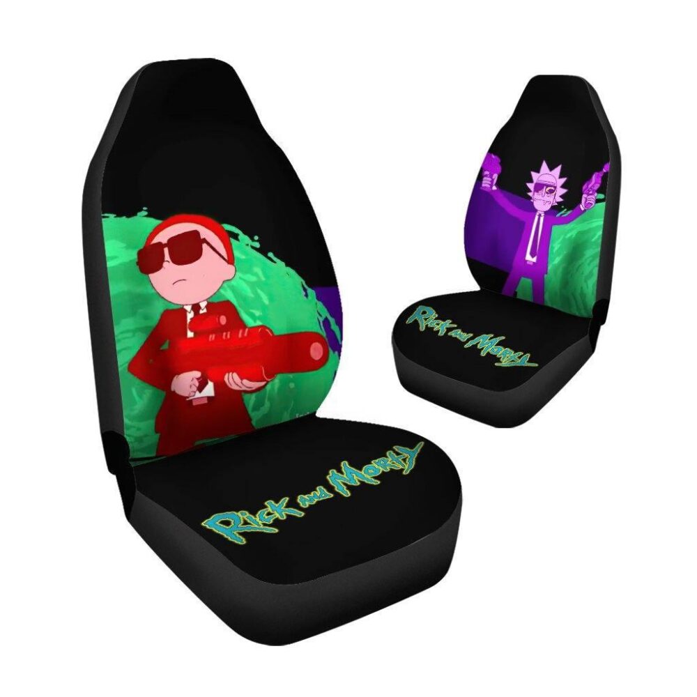 Rick And Morty Car Seat Covers | Gangster Rick And Morty Seat Covers RMCS044
