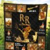 rick and rare quilt blanket all i need is whiskey funny gift unxdc